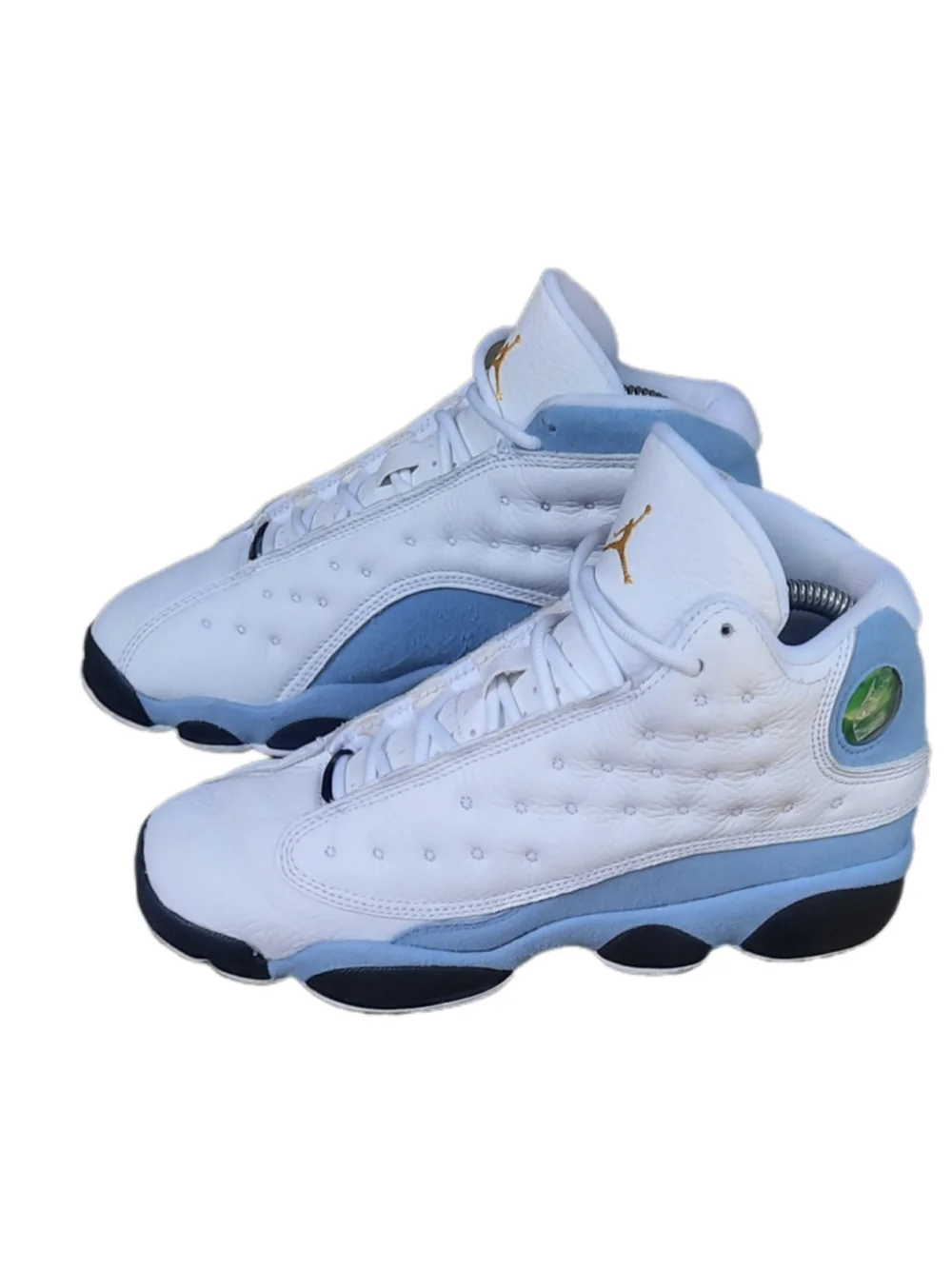 Nike Air Jordan 13 Retro White Carolina Blue Grey UNC GS size 6.5Y/ Women's sz 8